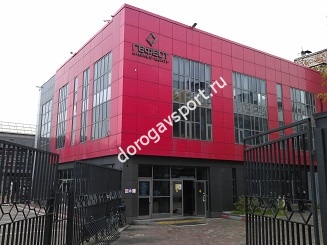 Проходная на территорию БЦ, в котором расположен фитнес клуб Kam Gym